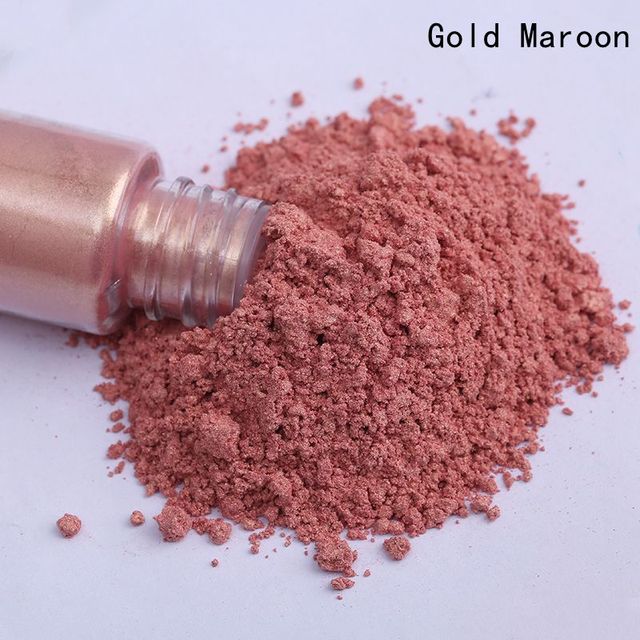 Colorful pearl mica pigment powder for nails glitter art, soap making epoxy resin eyeshadow lipstick car paint