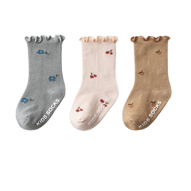 2021 New Baby Socks Comfortable Cotton Girls Socks For Newborn Baby 0-5 Years Baby Clothes Accessories