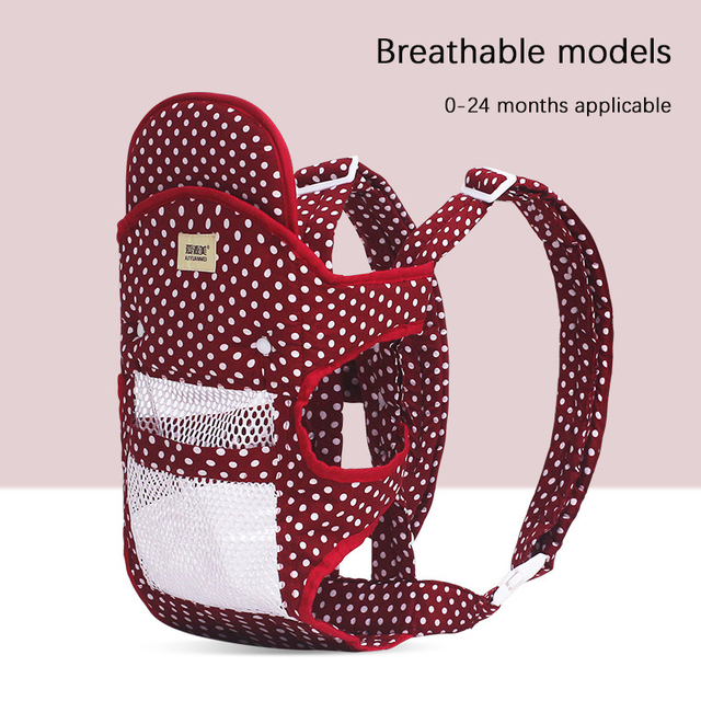 New Baby Carrier Double Shoulder Mesh Breathable Soft Multifunctional Mother Sling Wrap Baby Kangaroo Adjustable Safety Carrier