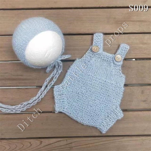 Newborn photography props, pants, hats, mohair woven props, newborn photography clothes