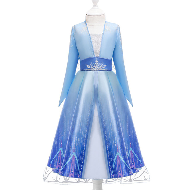 2022 Disney Princess Dress Mirabell Isabella Elsa Anna Dress Kids Party Costumes Kids Girl Clothes Kids Cosplay Outfits Encanto Frozen1/2