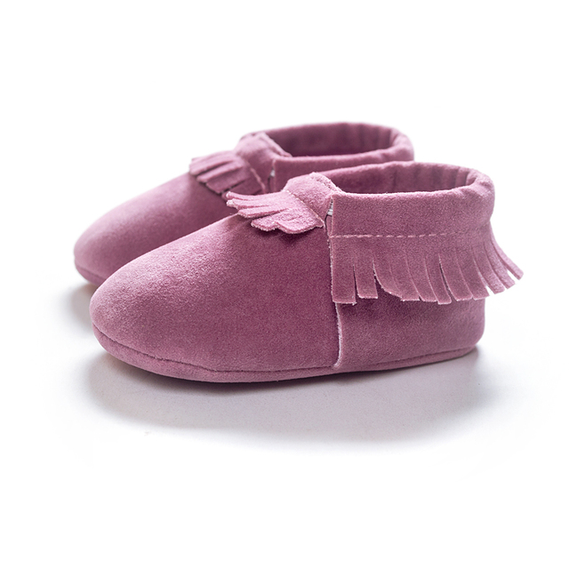 Newborn Baby Shoes Infant Boys Girl First Walker Suedo Cotton Sophie Sole Princess Fringe Toddler Baby Crib Casual Moccasins Shoes