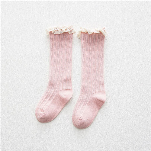 Cotton Pantyhose for Girls Big Bow Knee High Long Socks for Kids No Slip Princess Children Tights Autumn Winter Style