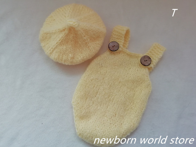 Newborn photography accessories, hat, hat and shorts