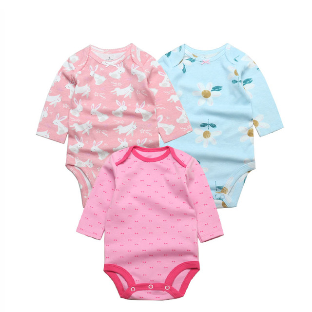 3pcs/lot Newborn Baby Underwear Set 100% Cotton Baby Boys Girls Pajamas Infant Clothes Long Sleeve Underwear Baby Clothes