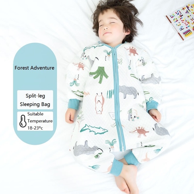 Baby Sleeping Bag Cartoon Infantil Spring Autumn For Cotton Toddler Sleeping Bag Baby Bed Slapzack Soft Kids Pajamas Jumpsuit