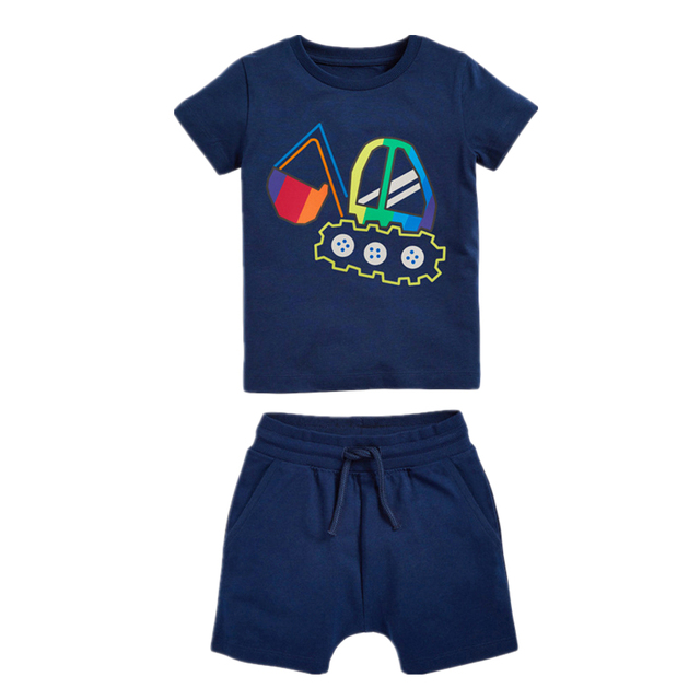 Kids Clothes 2022 Summer Boys Sets Children's Stripe T-shirt Elastic Waist Pants Suits Toddler Waistcoat Tops Set Fashion Clothes