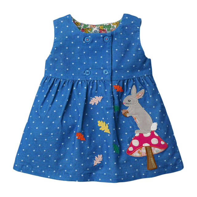 Girls Summer Dress Kids Cotton Sleeveless Dresses Children Dots Animal Pattern Princess Dress Baby Girl Casual Clothes Cute Tutu