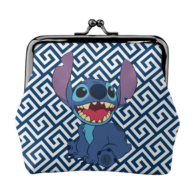 2022 Disney Stitch Female Small Wallet Luxury PU Wallet Coin Purses Women Girl Trend Card Holder Designer Clutch Bag Cartoon