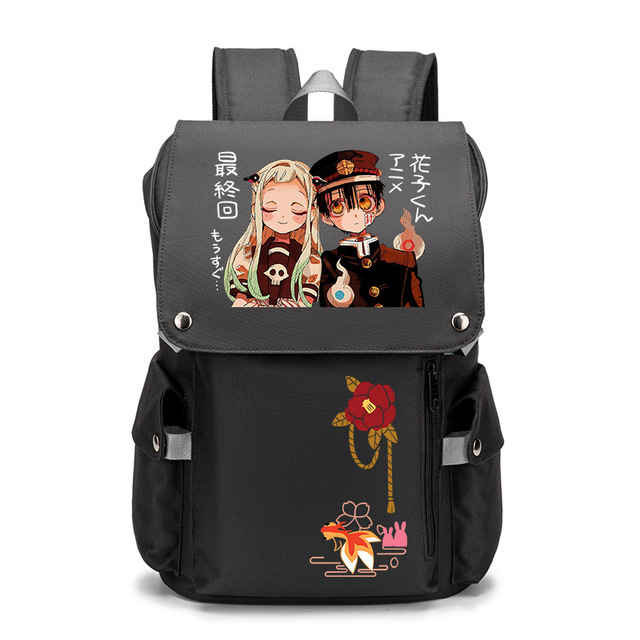 Anime Toilet Bound Hanako-kun Backpack Cartoon Large Capacity School Bag Fashion Multifunctional Laptop Backpack Travel Bag