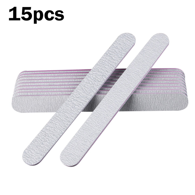 Nail File 100/180 Professional Sandpaper Set Nail File Sanding Buffer Block Nail Pedicure Manicure Polishing Tools