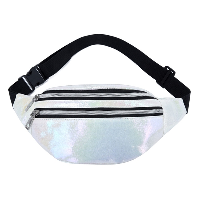 Women Transparent Waist Fanny Pack Belt Bag Travel Hip Bum Wallet Small Chest Phone Pouch