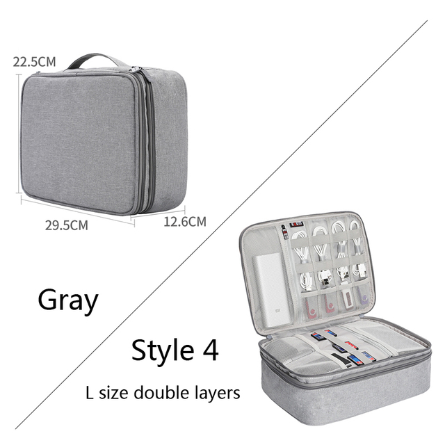 POP Digital Power Bank Bag Receive Accessories Case for ipad Cable Organizer Portable Bag for USB