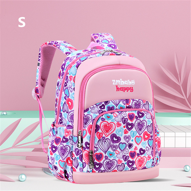 Children's school backpack, waterproof printed school bag for teenagers, boys and girls