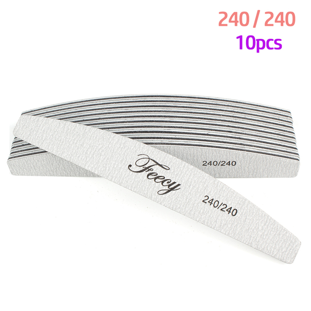 Nail File Buffer Double Side Of Nail File Buffer 100/180 Trimmer Lime Buffer In Nail Art Ongle Nail Art Tool