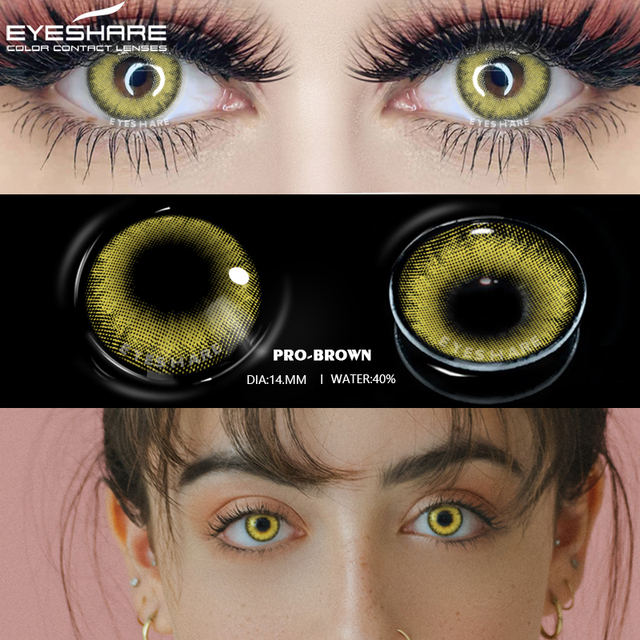 Eyeshare Colored Eye Lenses Annual Makeup Colored Eye Contact Lenses Eye Contact Lenses Cosmetic Colored Eyes Eyes Makeup