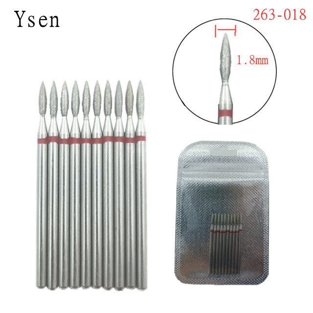 10pcsSet Diamond Nail Drill Bit Artery Electric Cutters For Pedicure Manicure Files Cuticle Burr Nail Tools Accessories