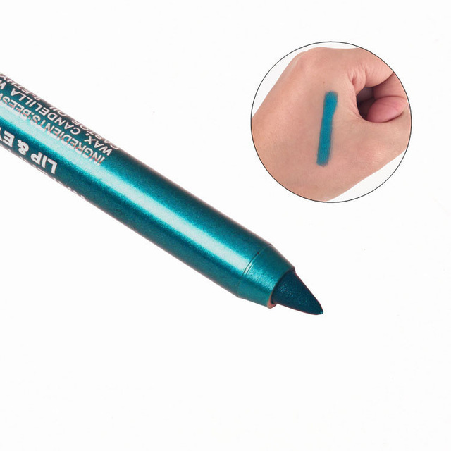 1pc Selling Charming Women Long※ Waterproof Eyeliner Pencil Pigment Deep Green Color Eyeliner Beauty Makeup Beauty Tools