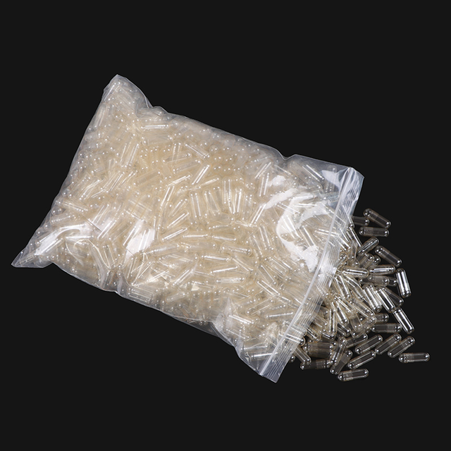 1000pcs empty vacant gelatin capsules size 00# gel for medicine storage used for pill storage