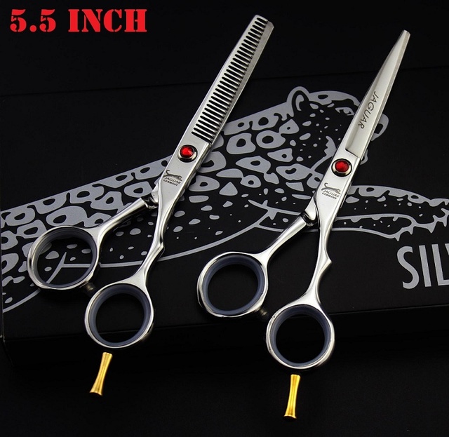 4.5 & 5.0 & 5.5 & 6.0 & 6.5 inch cutting thinning set hair scissors high quality professional hairdressing scissors salons hairdressing shears