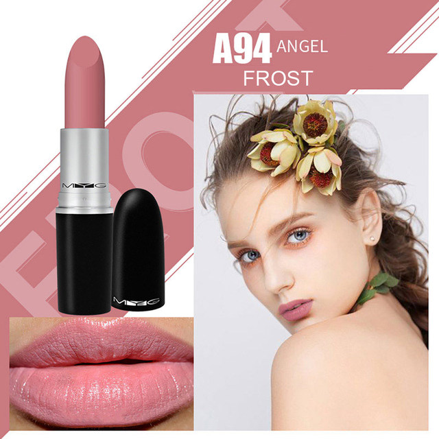 New Matte Lipstick High Quality Metal Tube Bullet Lipstick Lipstick Waterproof Long Lasting Lipstick Lip Makeup Cosmetics