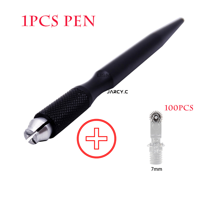 Roller Microblading Needle Tattoo Eyebrows Microshading Fog Blade For Embroidery Permanent Makeup Manual Micro Pen Easy Color