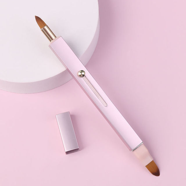 sainbj makeup brush portable lip contour concealer lip concealer makeup brush double end makeup brush for women