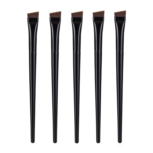 5/10/20/50pcs Eyebrow Contour Makeup Brushes Eyebrow Eyeliner Brush Professional Super Thin Angled Liner Eye Brush Make Up Tools