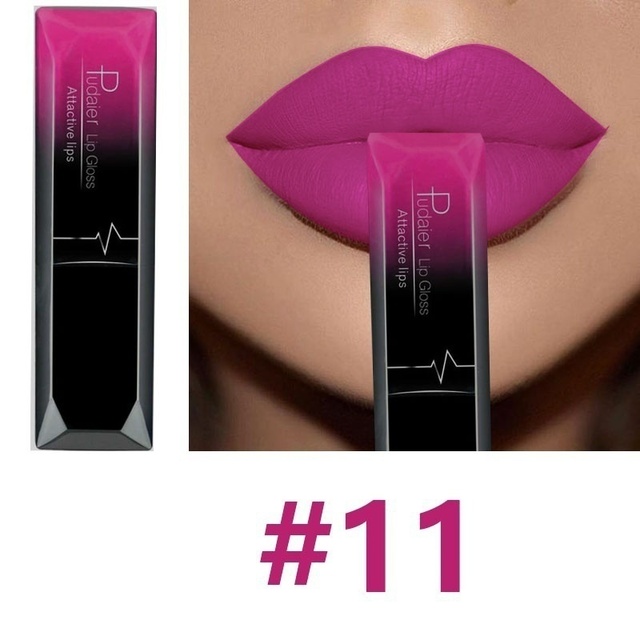 Hot Sales Waterproof Nude Matte Velvet Shiny Lip Gloss Lip Balm Sexy Lipstick Tint 21 Colors