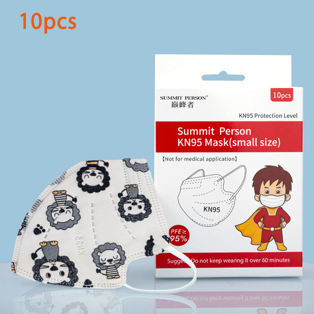 3-11 Kids Mouth Mask Fpp2 Kn95 Mouth Mask Covering Kids Mascarias 5 Layers Security Protection Reusable Respirator Mask ffp2fan