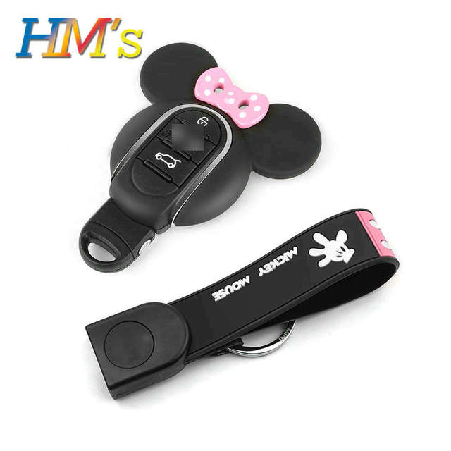 Car Styling Accessories For MINI JCW Cooper One S Countryman F60 F54 F55 F56 F57 Cars Key Cover Chain Keychain Holder