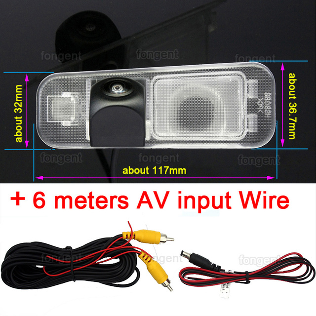 4 8 12 LED Car Night Vision HD Backup Waterproof Camera Rear View Camera For Kia K2 Rio 3 UB Pride Sedan 2010-2016 Accessories