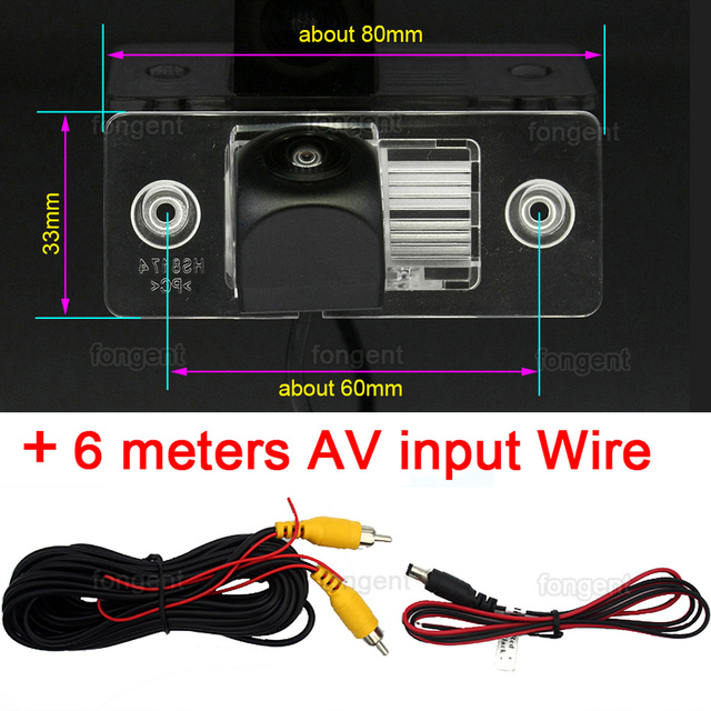 Car Reversing Camera For Volkswagen Tiguan Santana Touareg polo passat golf scirocco jetta bora mk4 2010 2009 2008 2007 2006 2005