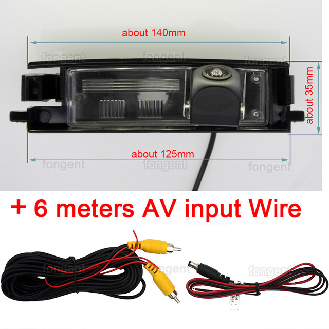 170 Degree AHD 1920x1080P Auto Special Rear View Back Up Camera For Toyota RAV4 RAV-4 2012 2011 2010 2009 2008 2007 2006 Car