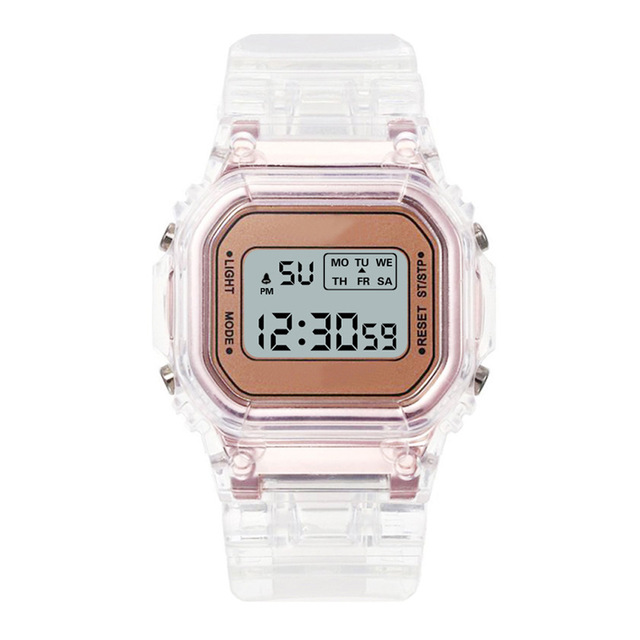 Children's electronic watch color luminous dial life waterproof multi-function electronic watch for boys and girls