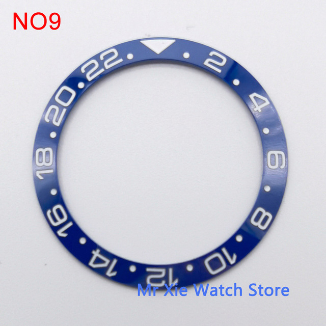 38mm watch strap high quality ceramic bezel insert for 40mm watch case accessories inner diameter 30.5mm