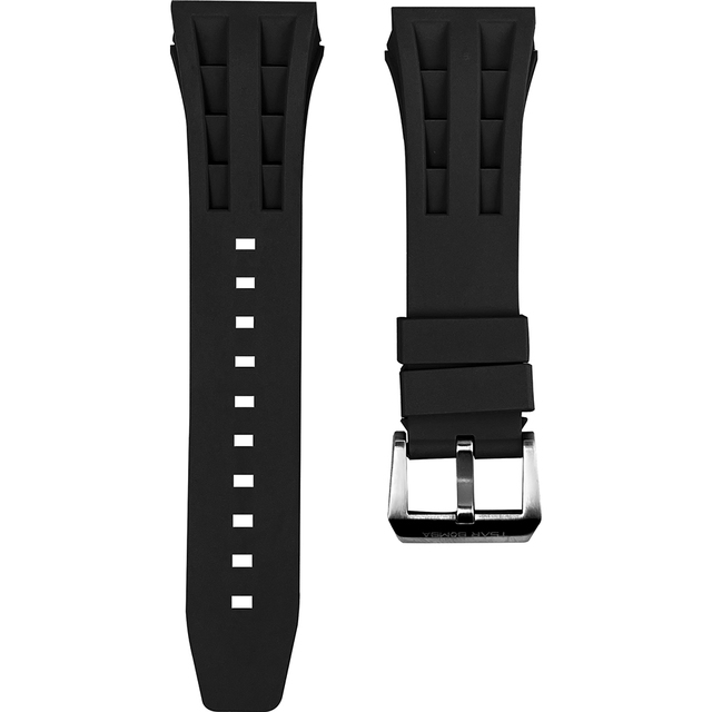 Tsar Bomba Silicone/FKM Rubber Strap Watch Strap Suitable for TB8204,TB8208