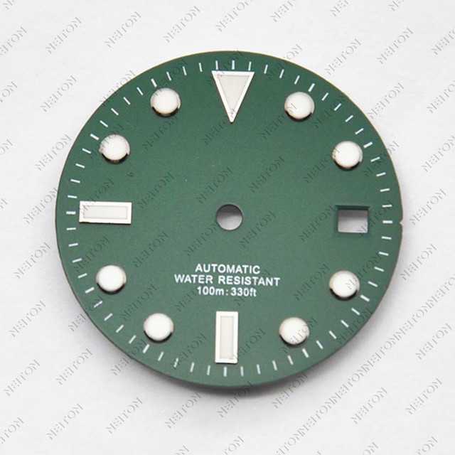 Niton 28.5mm Luminous Sterile Dial Watch Fit NH35 ETA 2824 2836 Miyota 8215 821A Mingzhu DG 2813 3804 Seagull 1612 Movement