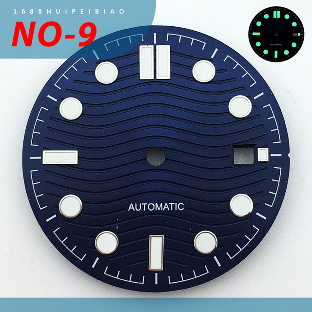 Watch dial parts 31mm surface luminous window high-end luminous dial for 8215 2836