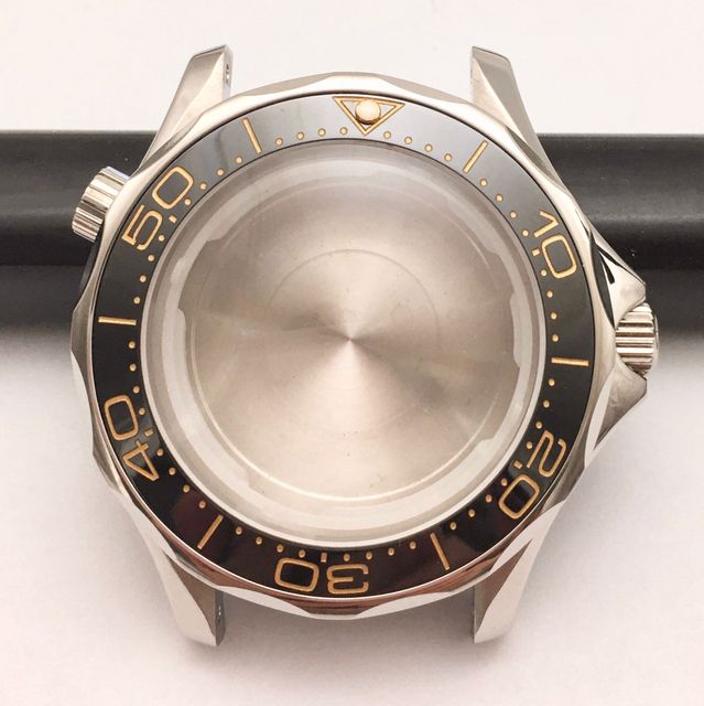 31mm Artisan NH35 watch case for Omega 300 ceramic ring case assembly 8215 8200 2813 NH35 NH36 movement