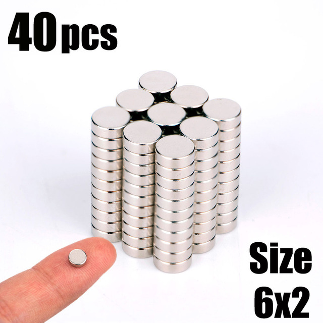 20 50 100pcs 5x2 6x1 6x2 4x2 Neodymium Magnet NdFeB Round Super Strong Permanent Magnetic imanes Disc 4x1 5x3