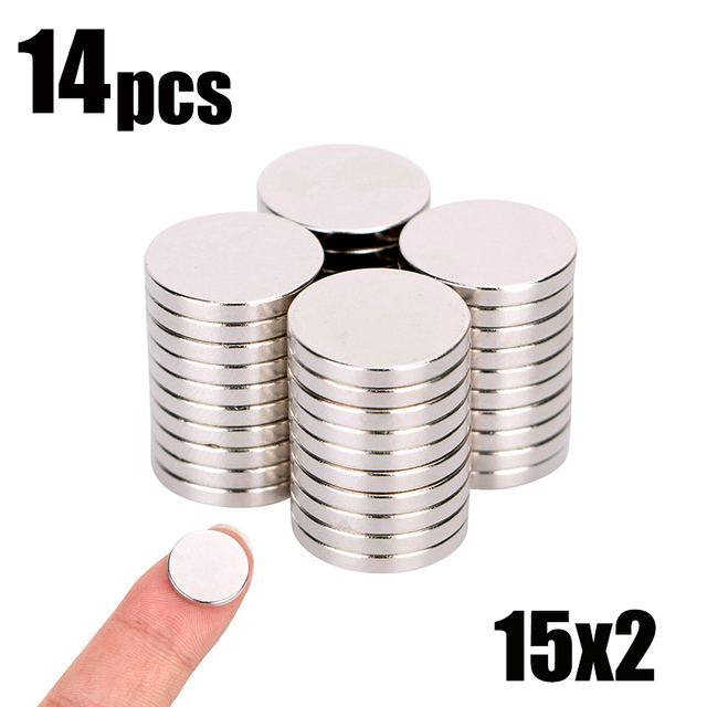 10 20pcs/lot 15x2 15x3 15x4 10x2 12x2mm Strong Magnets Rare Earth Magnets Hot Neodymium Magnets Small Round Magnets