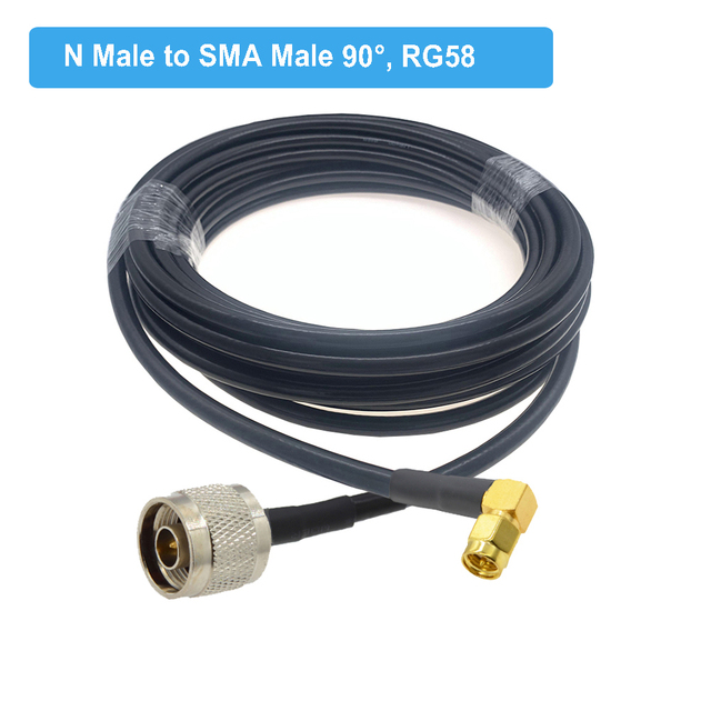 1pc RG58 N Type Male/Female to SMA Male Plug RF Coaxial Adapter Pigtail Cable RG-58 Extension Jumper Cord 15cm 50cm 1M 2M 5M