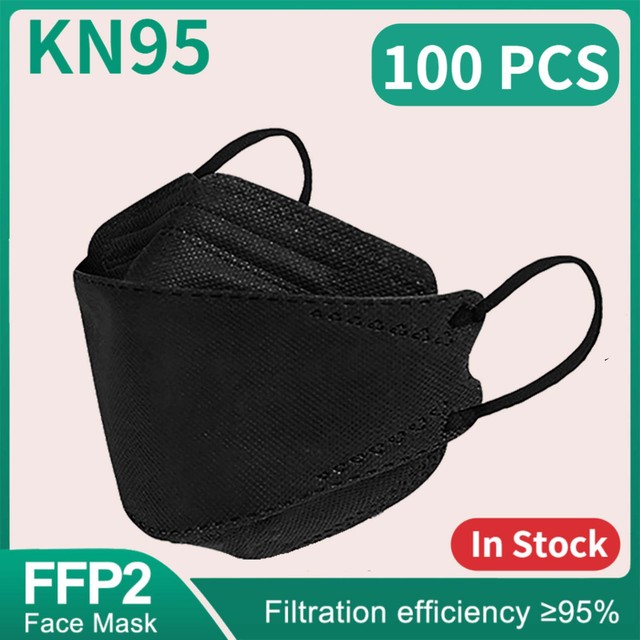 قناع السمك KN95 Mascarillas FPP2 الكبار Morandi ffp2fan 4 طبقة FFPP2 وافق أقنعة الوجه FFP2 تنفس غطاء للفم قناع FFP2