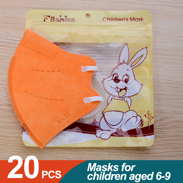 10/20/50pcs ffp2mask niños 6-9old mask for children kn95 mascarillas niños ce washable kids ffp2reutilizable fpp2 infantil masks