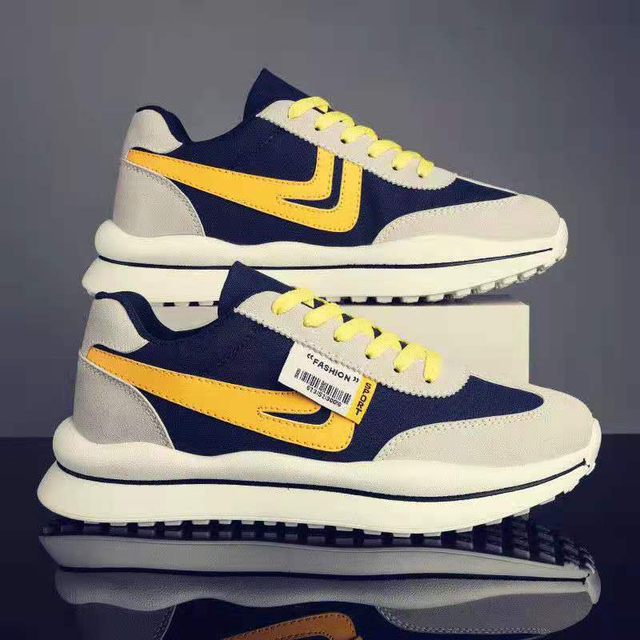 2022 new color matching lace-up blade sneakers breathable autumn high quality lightweight fashion running shoes trend men