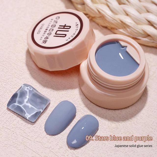 54 Colors Solid Cream Gel Nail Polish Long Lasting No Fade Semi Permanent Varnish Mix Nail Gel