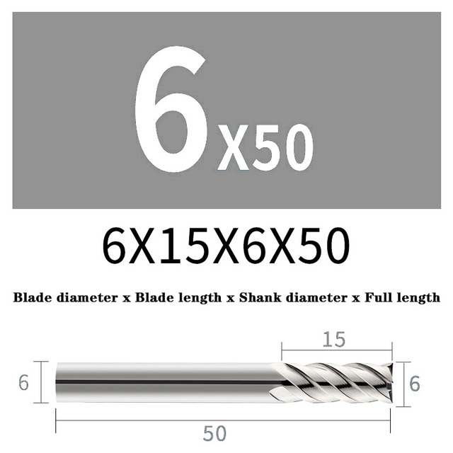 HRC 75 Hard Disc Milling Machine, 4 Flute, Four Edged, Uncoated, High Hardness, CNC, Flat Bottom, Ultra Hard Metal Cutter