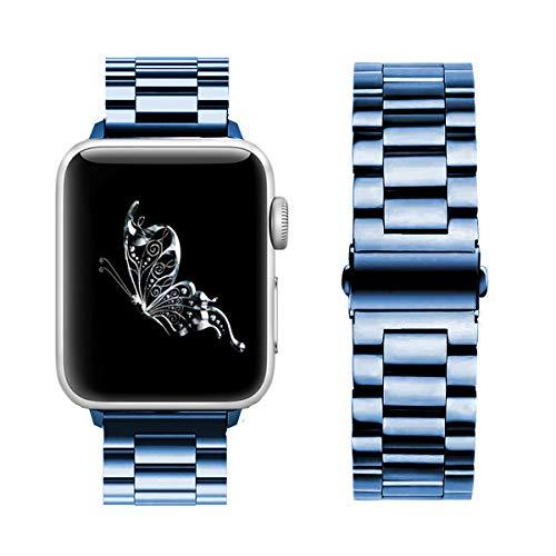 Metal Strap for Apple Watch 7 6 5 4 SE Band 40mm 44mm Metal Replacement Strap for iwatch 3 42mm 38mm Metal Stainless Steel Strap