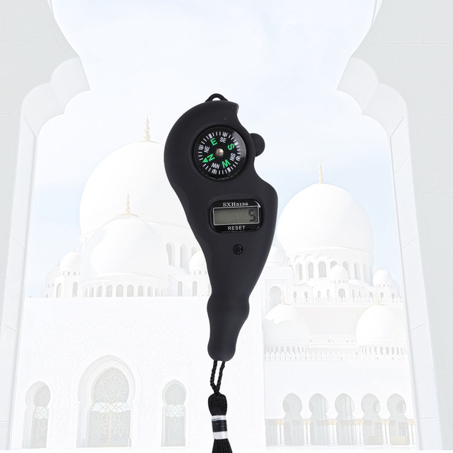 Stock ready digital Tasbih electronic rosary logger counter with compass SXH5136